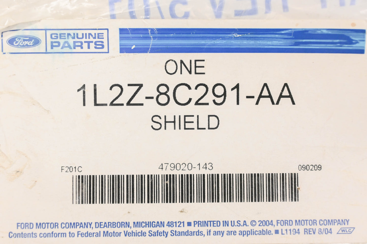 New OEM Ford 1L2Z-8C291-AA, 3L24-8C291-AA Sight Shield NOS