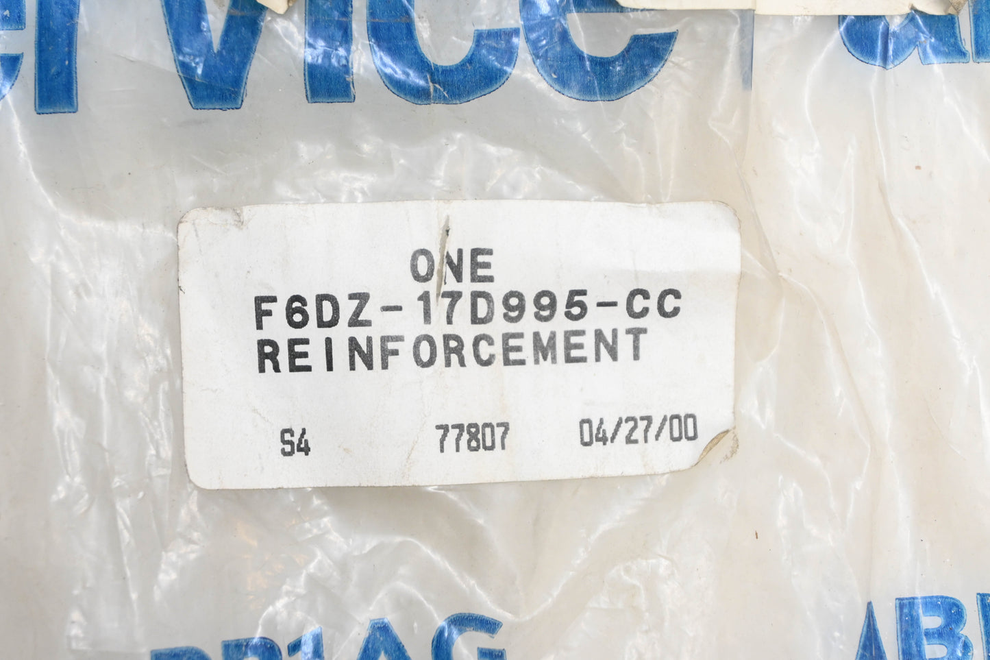 New OEM Ford F6DZ-17D995-CC Rear Bumper Reinforcement Plate NOS