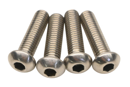 Aftermarket YR027-20 M8-1.25x30 Button Head Socket Screws Qty 4 NOS