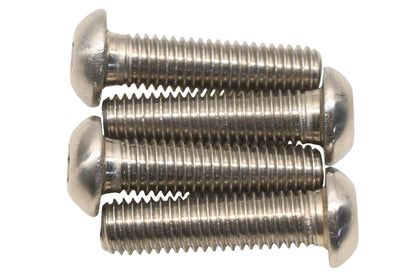 Aftermarket YR027-20 M8-1.25x30 Button Head Socket Screws Qty 4 NOS