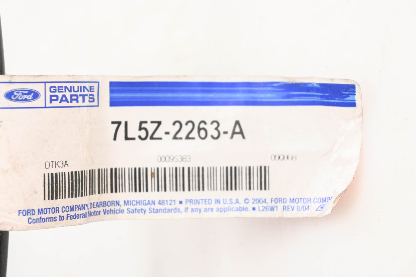 New OEM Ford 7L5Z-2263-A Brake Line Tube Assembly NOS
