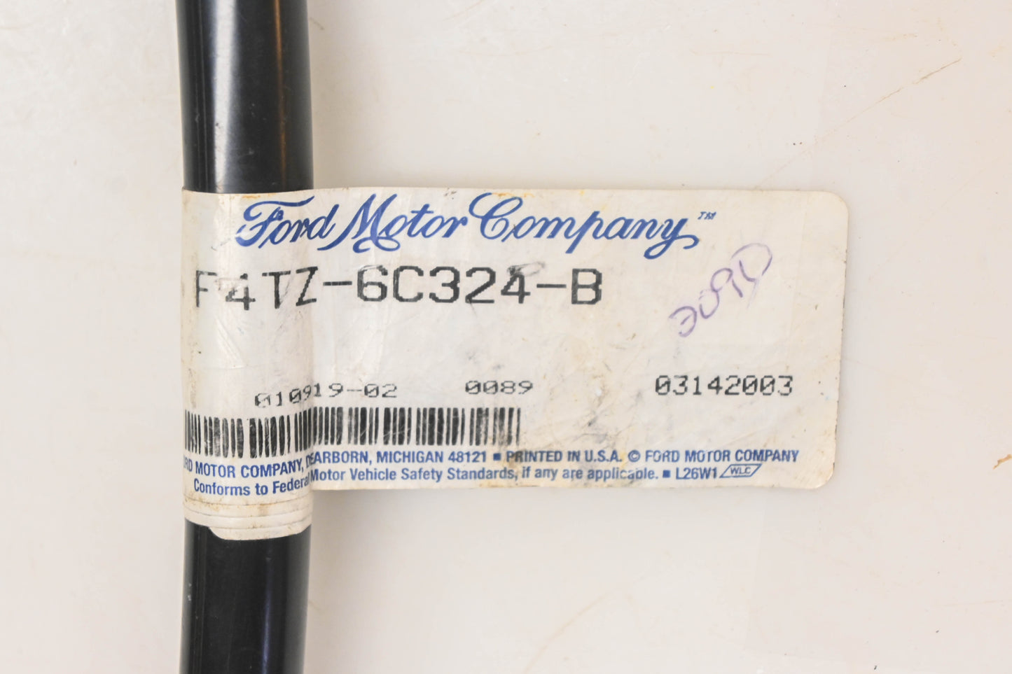New OEM Ford F4TZ-6C324-B PCV Connector Hose Tube NOS