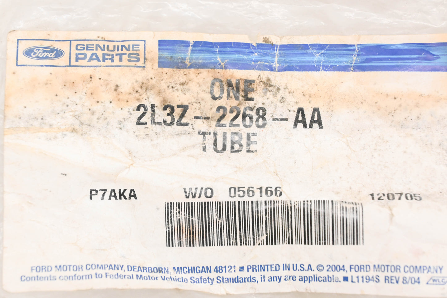 New OEM Ford 2L3Z-2268-AA Brake Line Tube Assembly NOS