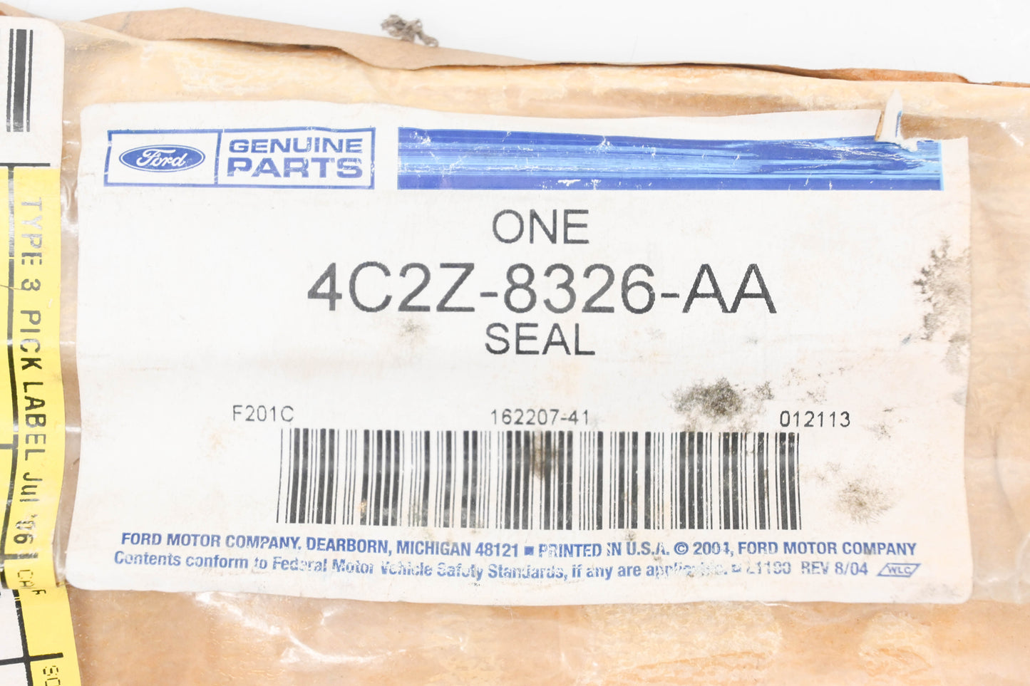 New OEM Ford 4C2Z-8326-AA Radiator Side Seal NOS