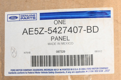 New OEM Ford AE5Z-5427407-BD Left Rear Door Trim Panel NOS