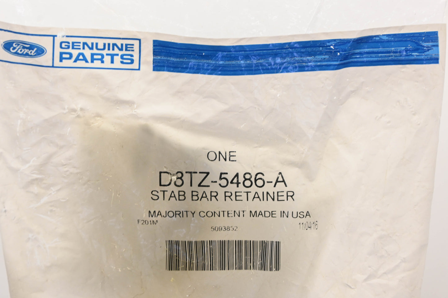 New OEM Ford D8TZ-5486-A Stabilizer Bar Retainer NOS