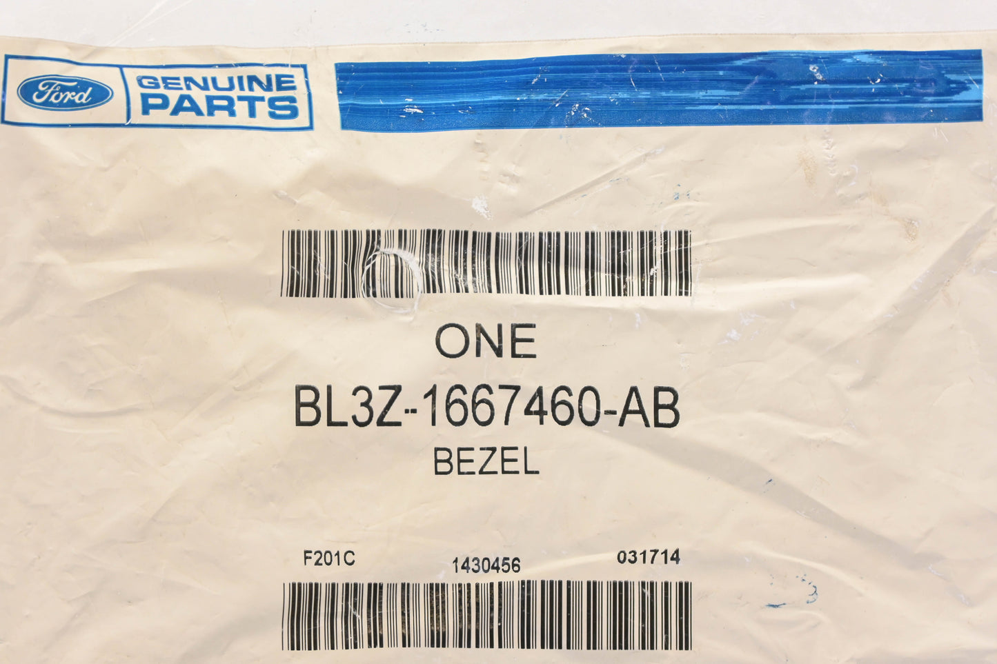 New OEM Ford BL3Z-1667460-AB Grey Release Handle Bezel NOS