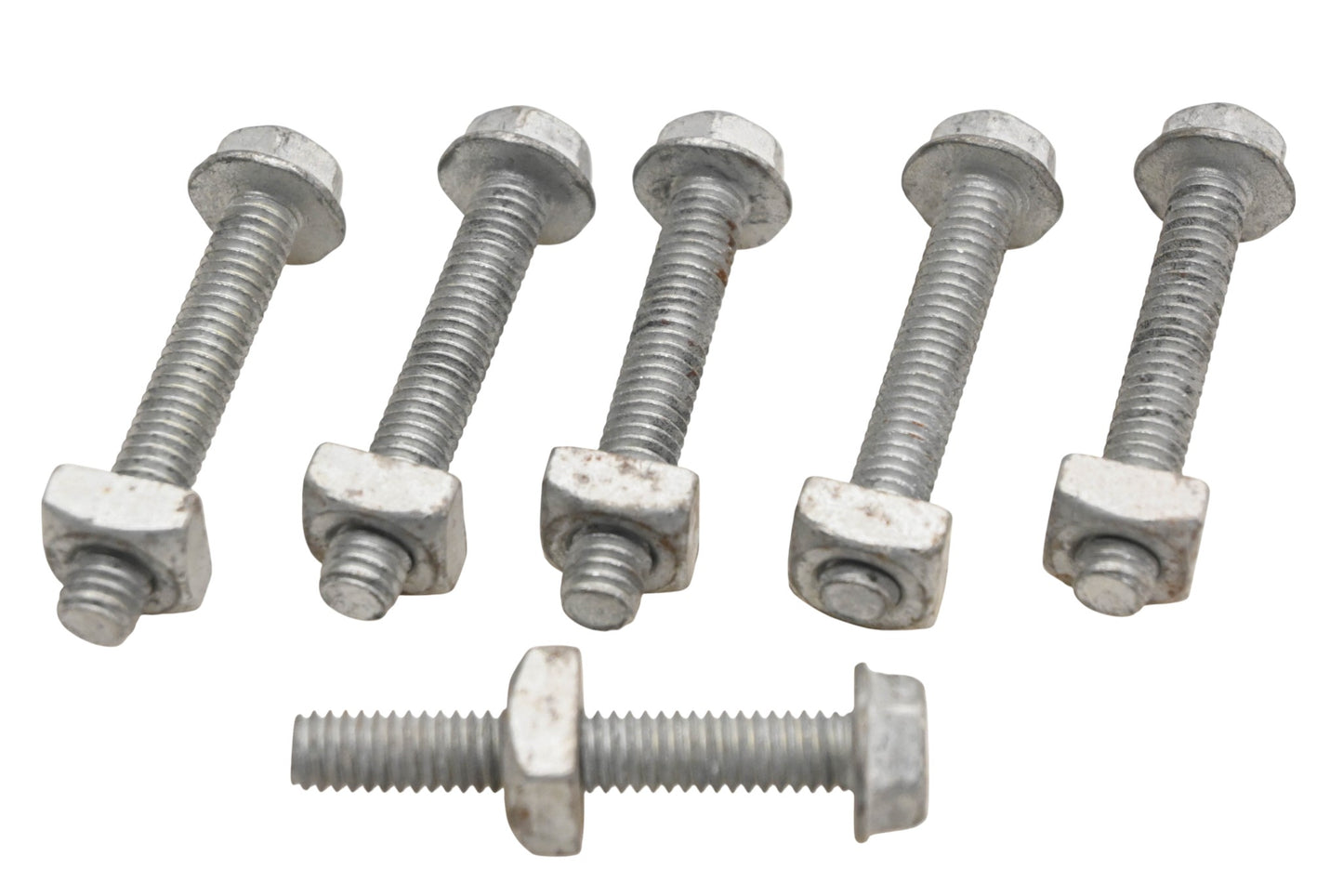Aftermarket WK008D-13 Hex Flange 5/16-18x2 Grade 5 Bolts and Square Nuts Qty 6 NOS