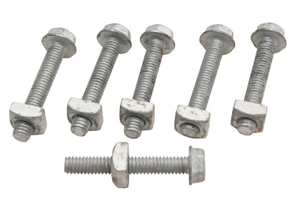 Aftermarket WK008D-13 Hex Flange 5/16-18x2 Grade 5 Bolts and Square Nuts Qty 6 NOS