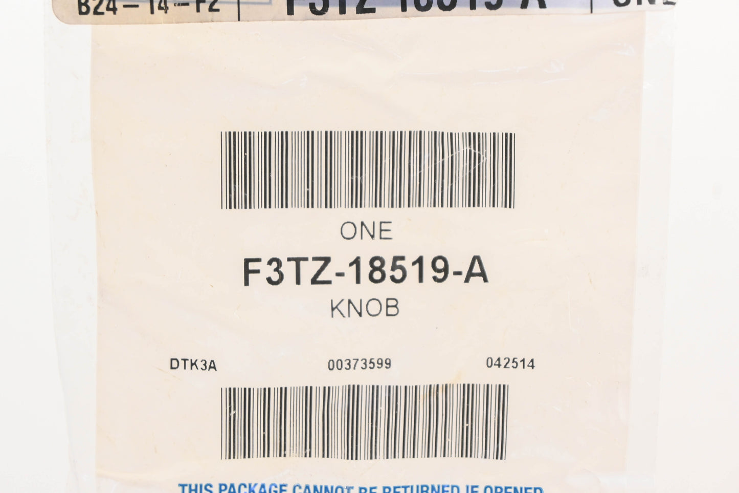 New OEM Ford F3TZ-18519-A Heater Control Knob NOS