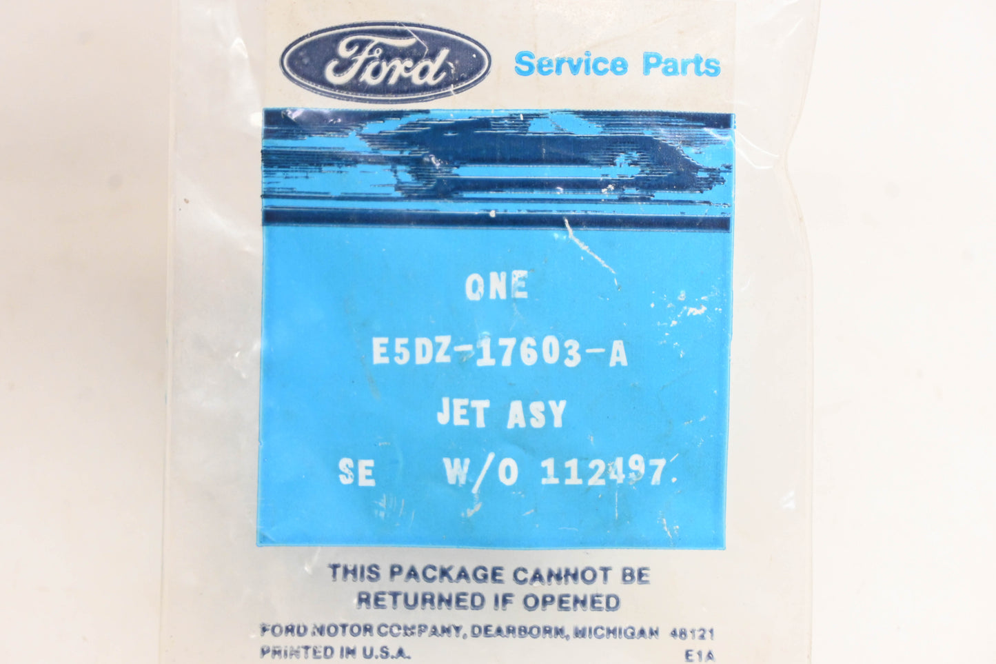 New OEM Ford E5DZ-17603-A Wiper Jet Nozzle NOS