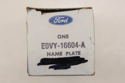 New OEM Ford E0VY-16604-A Continental Emblem NOS