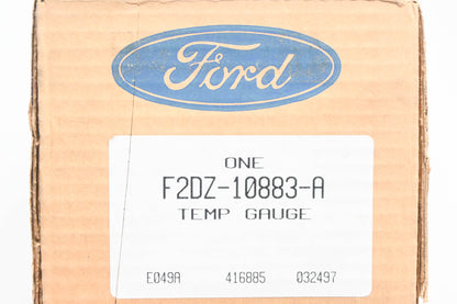 New OEM Ford F2DZ-10883-A, F48F-10970-C, F48F-10E853-DB Temperature Gauge NOS