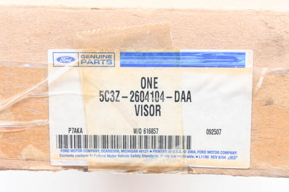 New OEM Ford 5C3Z-2604104-DAA Passenger Side Sun Visor NOS