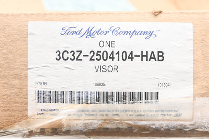 New OEM Ford 3C3Z-2504104-HAB Passenger Side Sun Visor NOS