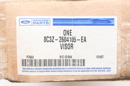 New OEM Ford 8C3Z-2604105-EA Driver Side Sun Visor NOS