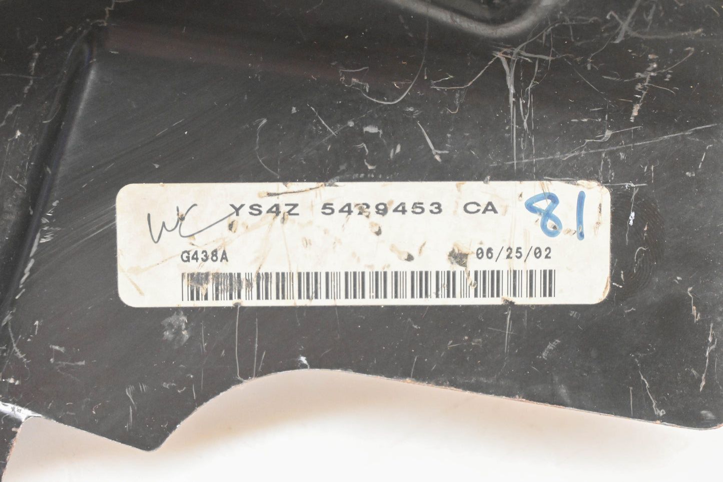 New OEM Ford YS4Z-5429453-CA Left Pillar Inner Structure Reinforcement NOS