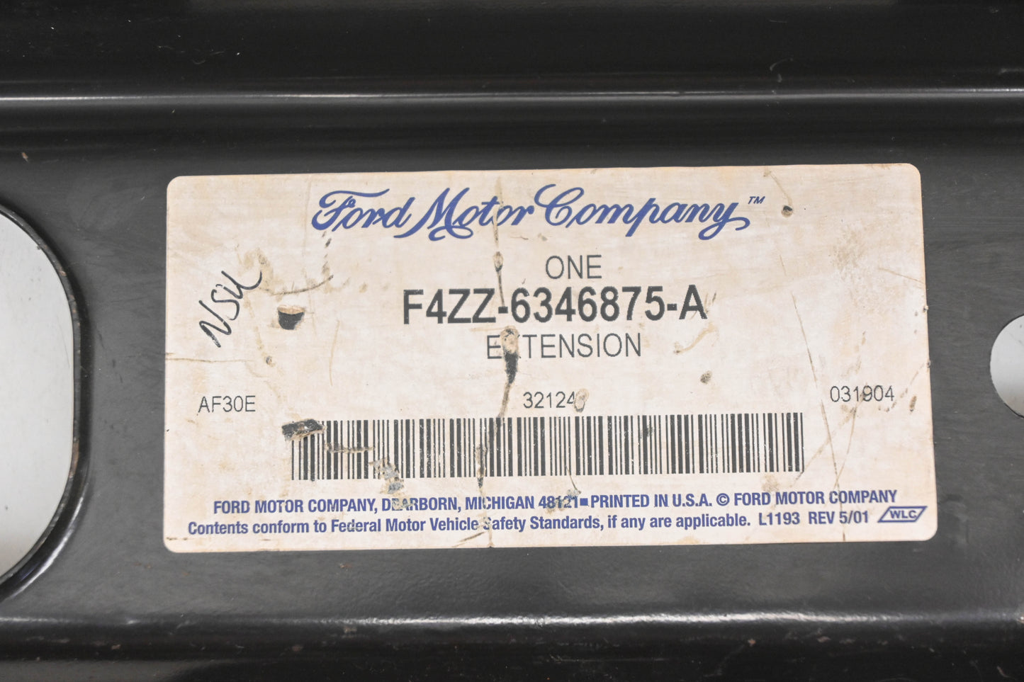 New OEM Ford F4ZZ-6346875-A Package Tray Extension NOS
