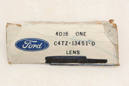 New OEM Ford C4TZ-13451-D Red Left Taillight Lens NOS