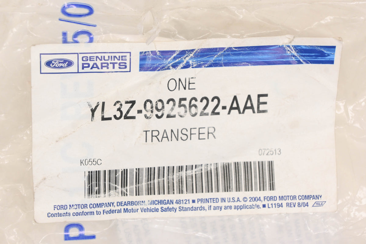 New OEM Ford YL3Z-9925622-AAE, F65B-16720-AB Passenger Side 4x4 Off Road Decal NOS