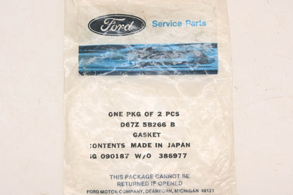 New OEM Ford D67Z-5B266-B Exhaust Pipe Gaskets Qty 2 NOS