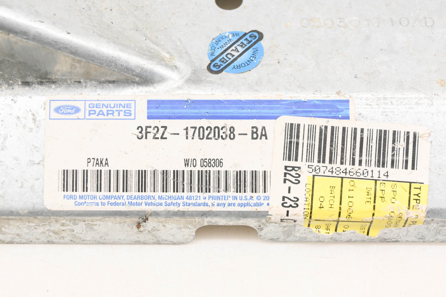 New OEM Ford 3F2Z-1702038-BA Right Cowling Side Reinforcement NOS