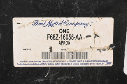 New OEM Ford F68Z-16055-AA Left Front Fender Inner Apron Panel NOS