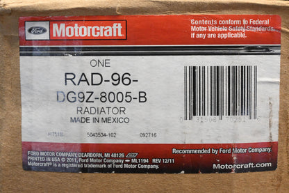 New OEM Motorcraft RAD-96, DG9Z-8005-B Radiator Assembly NOS