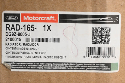 New OEM Motorcraft RAD-165, DG9Z-8005-J Radiator Assembly NOS