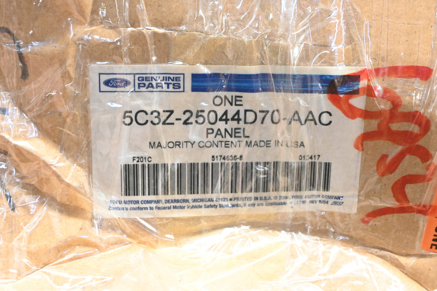 New OEM Ford 5C3Z-25044D70-AAC Center Dash Instrument Panel NOS
