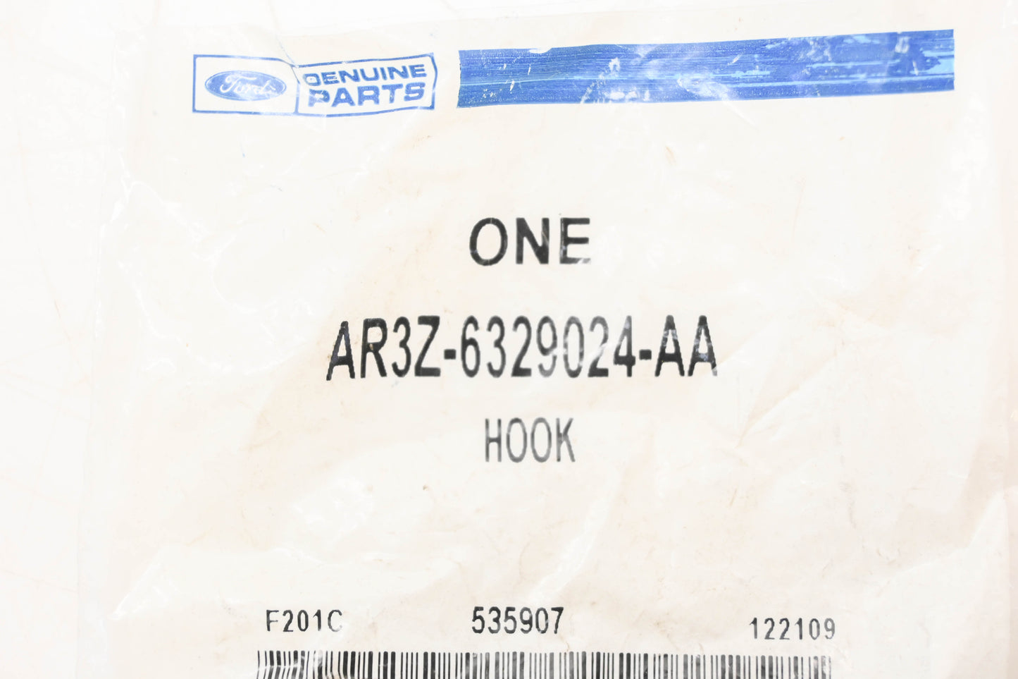 New OEM Ford AR3Z-6329024-AA Interior Coat Hook NOS