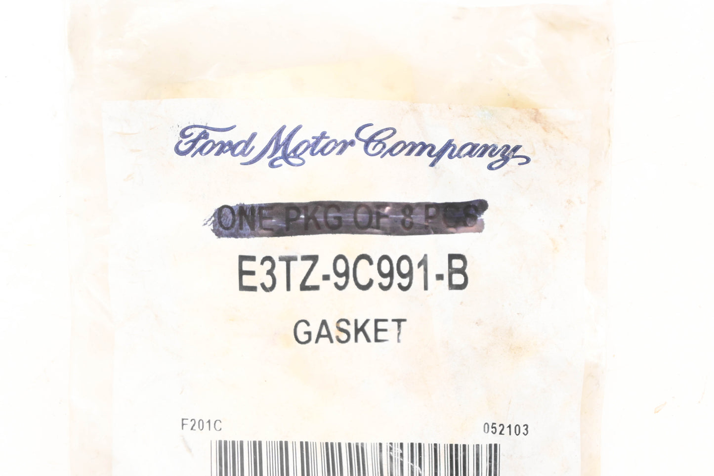 New OEM Ford E3TZ-9C991-B Fuel Injector Gaskets Qty 2 NOS