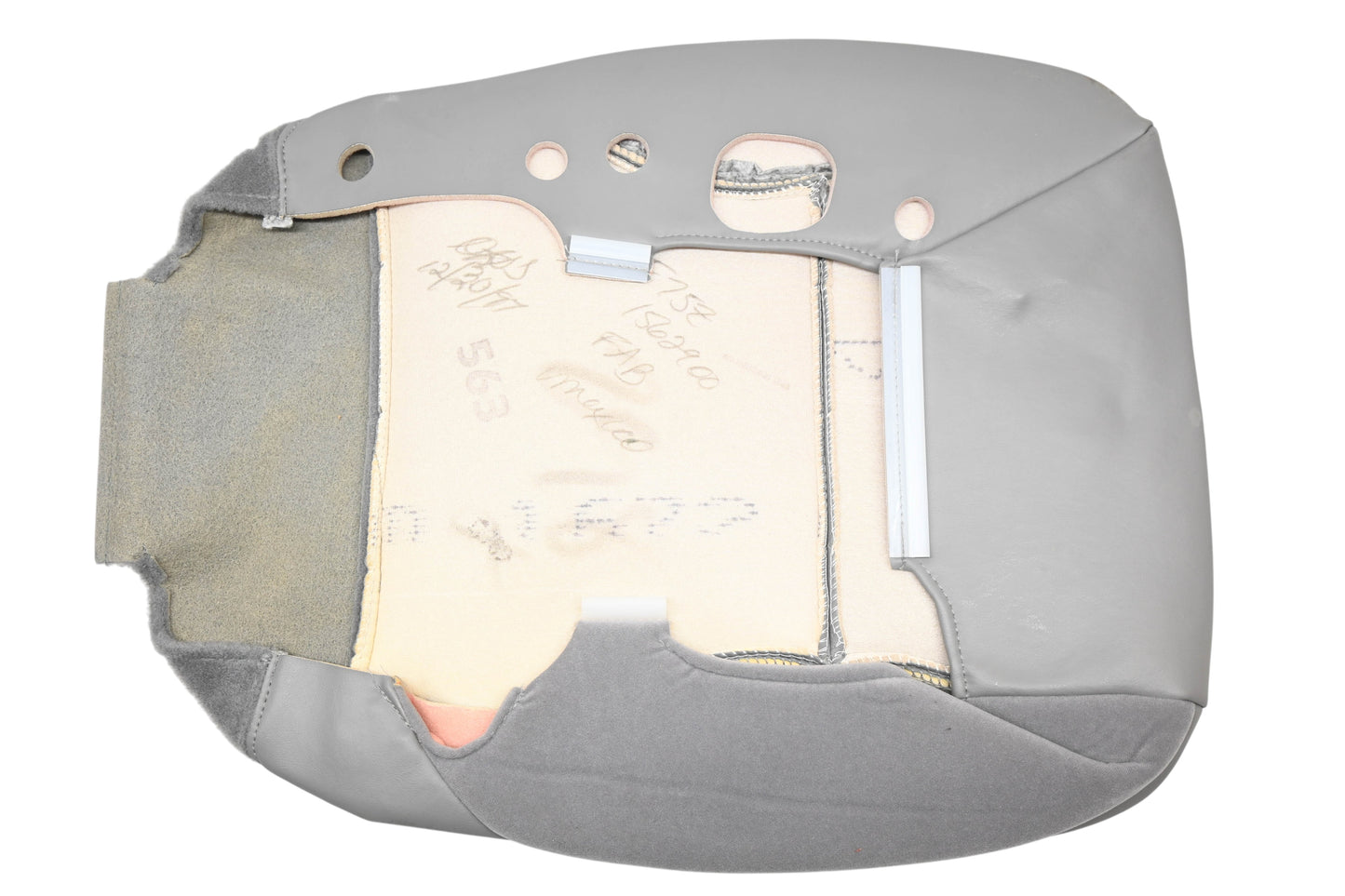 New OEM Ford F75Z-1562900-FAB Grey Driver Side Seat Cushion Cover NOS