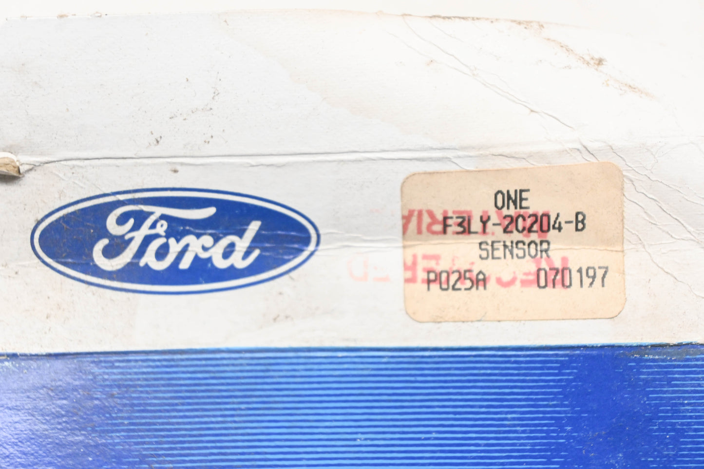 New OEM Ford F3LY-2C204-B Front Left Speed Sensor NOS