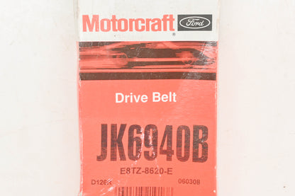 New OEM Motorcraft JK6-940-B, E8TZ-8620-E, JK6940B Serpentine Belt NOS
