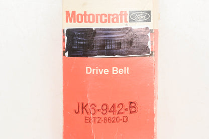 New OEM Motorcraft JK6-942-B, E8TZ-8620-D, JK6942B Serpentine Belt NOS