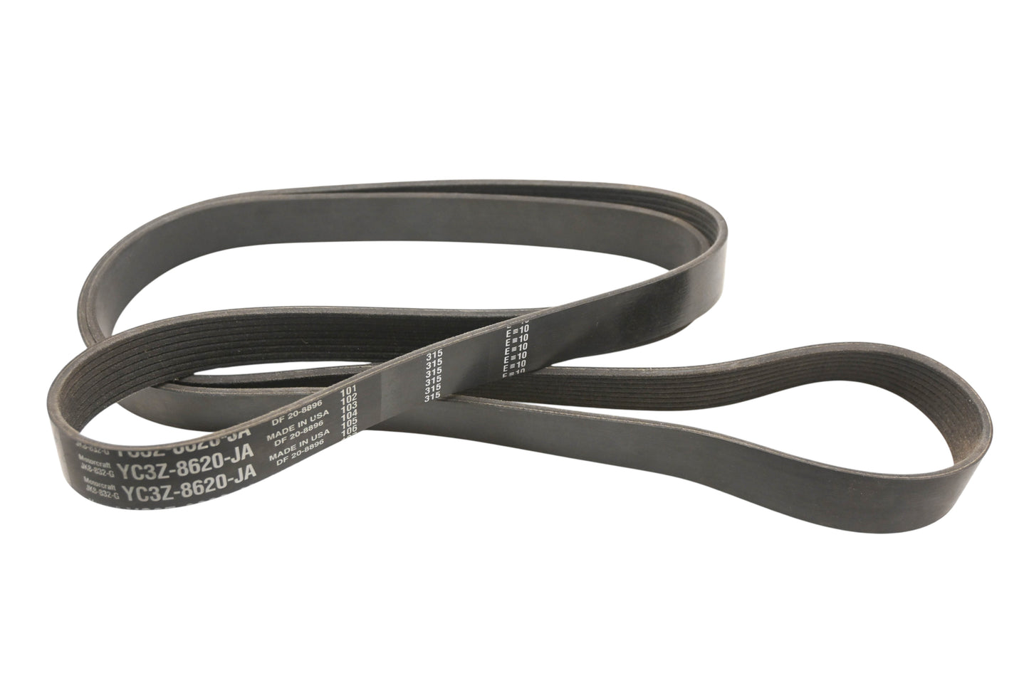 New OEM Motorcraft JK8-832-G, YC3Z-8620-JA, JK832G Serpentine Belt NOS