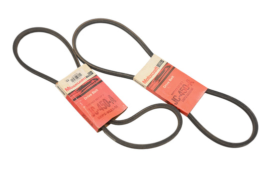 New OEM Motorcraft JC-450-A, D9PZ-8620-M, JC450A Matched Seat Accessory Drive Belts Qty 2 NOS