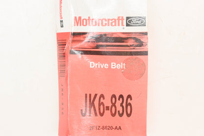 New OEM Motorcraft JK6-836, 2F1Z-8620-AA, JK6836 Serpentine Belt NOS