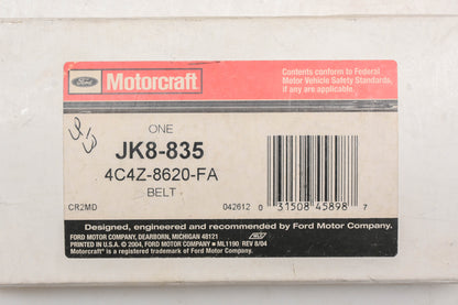 New OEM Motorcraft JK8-835, 4C4Z-8620-FA, JK8835 Serpentine Belt NOS
