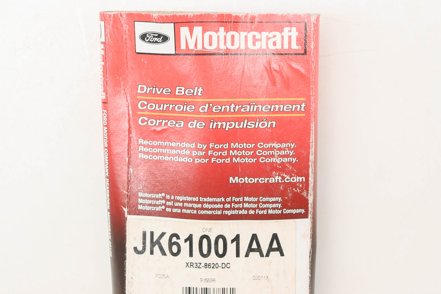New OEM Motorcraft JK6-1001-AA, XR3Z-8620-DC, JK61001AA Serpentine Belt NOS