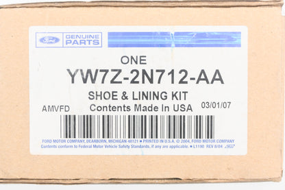 New OEM Ford YW7Z-2N712-AA Brake Shoe & Lining Kit NOS
