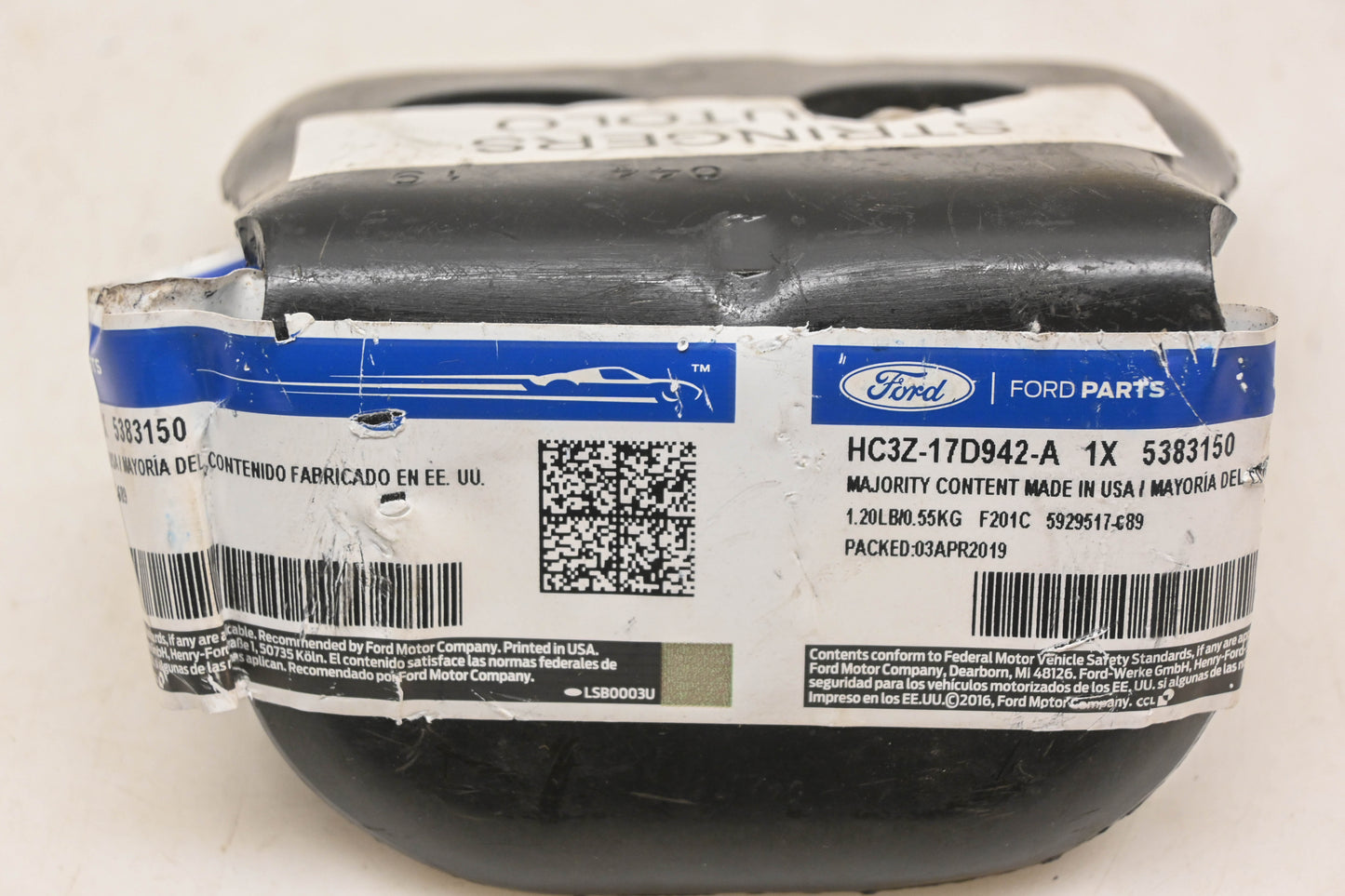 New OEM Ford HC3Z-17D942-A Rear Bumper Inner Bracket NOS
