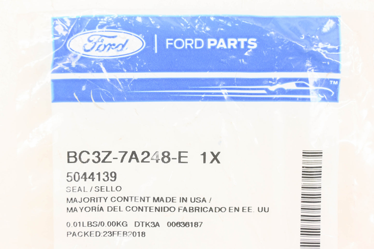 New OEM Ford BC3Z-7A248-E Transmission Oil Pump Seal NOS