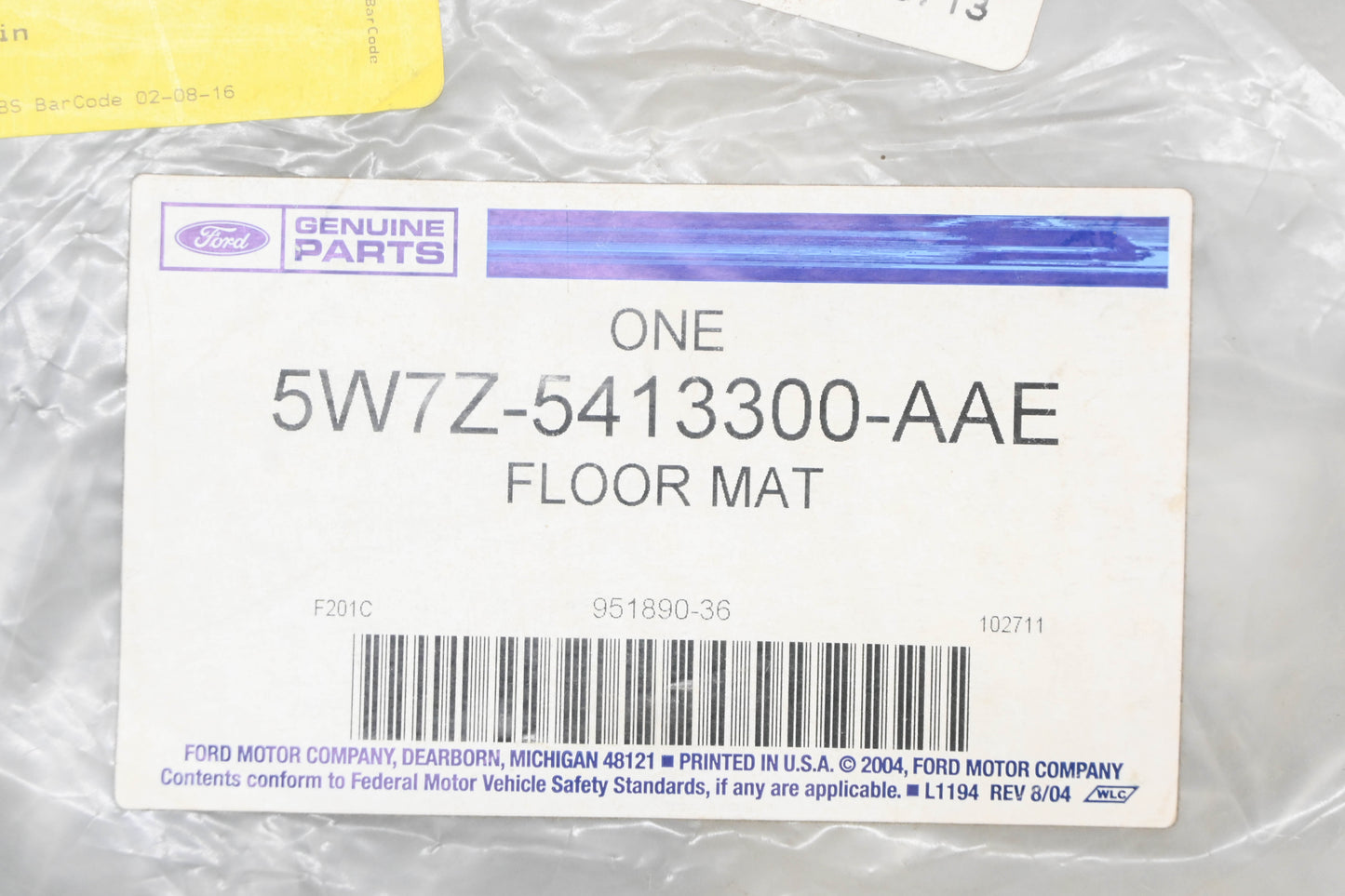 New OEM Ford 5W7Z-5413300-AAE Crown Victoria Floor Mat Kit NOS