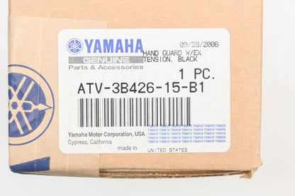 New OEM Yamaha ATV-3B426-15-B1, ABA-3B426-10-XX Grizzly 700 Extension Handguard Kit NOS