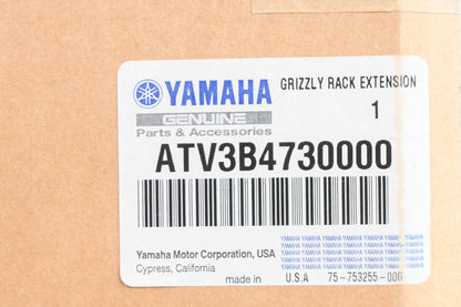 New OEM Yamaha ATV-3B473-00-00 Grizzly 700 Rear Rack Extension Kit NOS