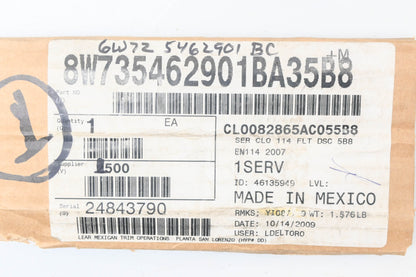 New OEM Ford 6W7Z-5462901-BC, 8W735462901BA35B8 Front Left Seat Cushion Cover NOS