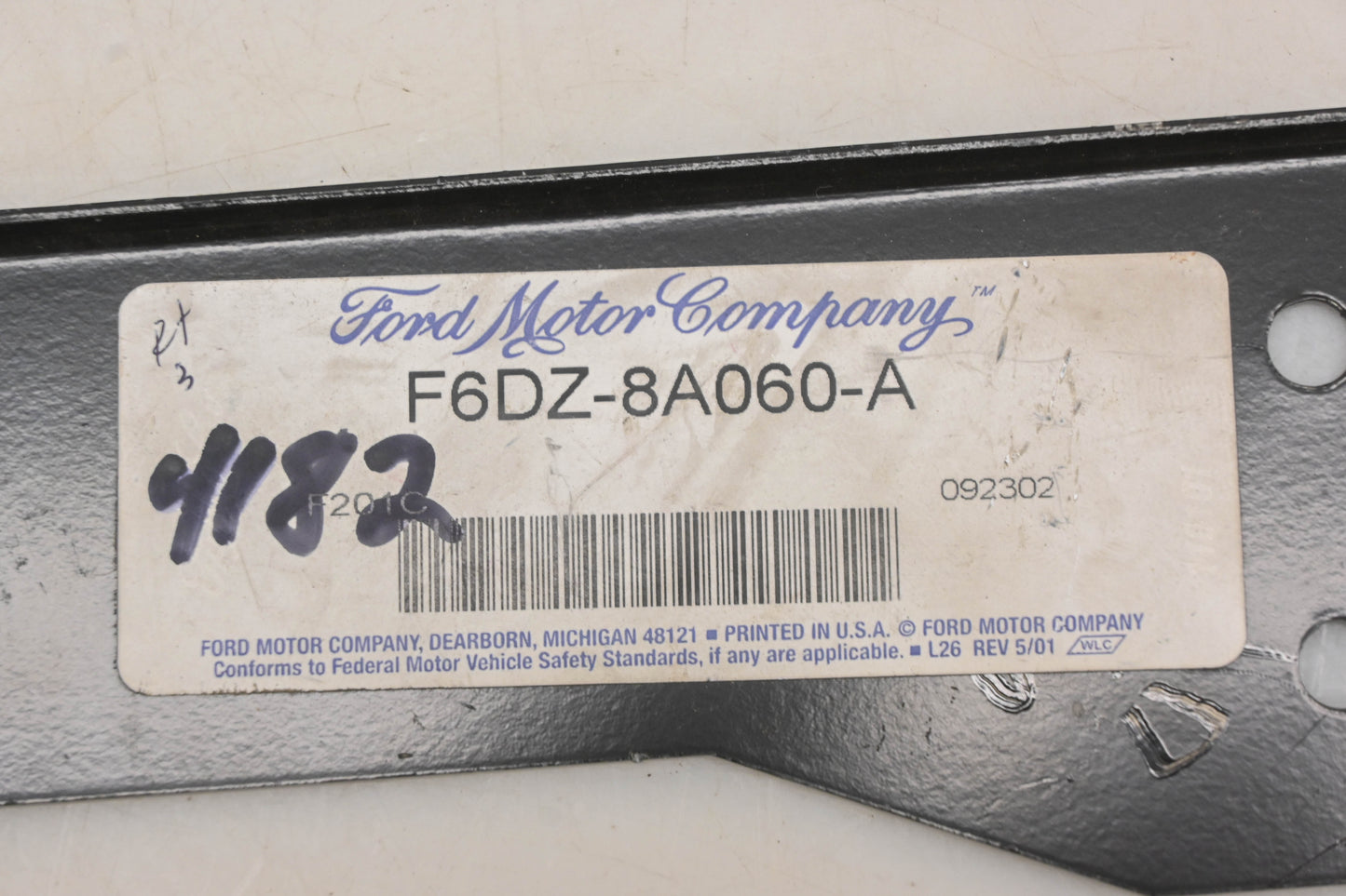 New OEM Ford F6DZ-8A060-A Right Radiator Support Bracket NOS