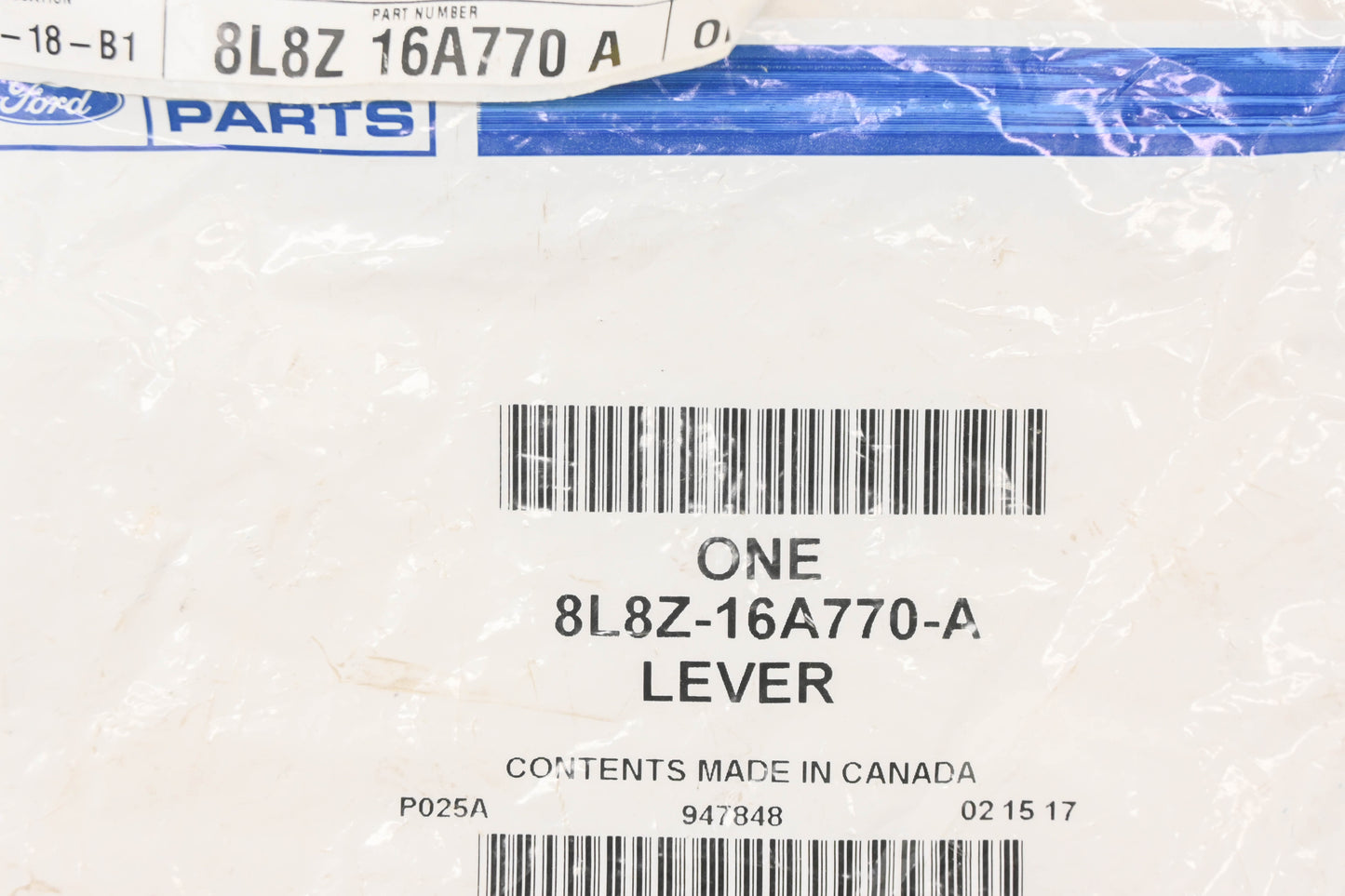 New OEM Ford 8L8Z-16A770-A Bonnet Release Lever NOS
